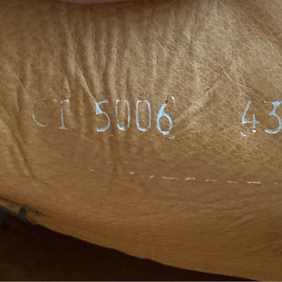 100% CAOUTCHOUC Sewn Black Leather Slip On Sport Driving Shoe Sz 43 men… - Picture 8 of 8